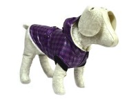 Жилет для собак  Шанс з капюшоном бузковий  міні 21х27 см