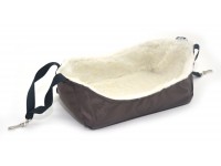 Гамак  для хом'яка 100х80х65 коричневий 