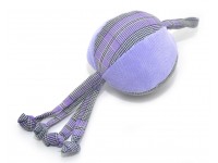 Іграшка для собак і котів М'ячик клітина бузковий 8 см 