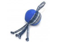 Іграшка для собак і котів М'ячик клітина синій 8 см 