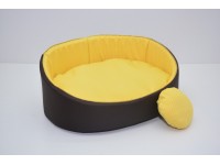 Лежак для собак і котів Акварель коричневий №1 320х430х180 мм Лежак для собак і котів Акварель коричневий №1 320х430х180 мм