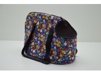 Сумка-переноска для котів і собак  Зірочка синя №0 220х320х270 мм