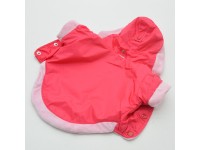 Жилет-курточка для собак  Сільвер з капюшоном малиновий  міні 21х27 см