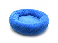 Лежак круглий для собак і котів Комфорт синій №1 43х13 см Лежак круглий для собак і котів Комфорт синій №1 43х13 см