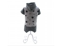 Батник світер для собак  сірий міні 21х27 см