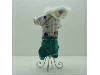 Комбінезон для собак Джесі бірюзовий+білий міні 21х32 см Комбінезон для собак Джесі бірюзовий+білий міні 21х32 см