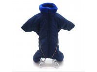 Комбінезон для собак Хутро  синій міні 21х27 см