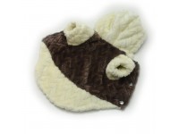 Толстовка для котів та малих порід собак  Сфінкс молочний+коричневий бебі 20х20 см