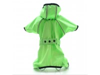 Дощовик для собак з капюшоном  Сільвер салатовий міні 21х27 см