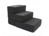 Сходинки трансформер для тварин Магнус трьохрівневі коричневі 