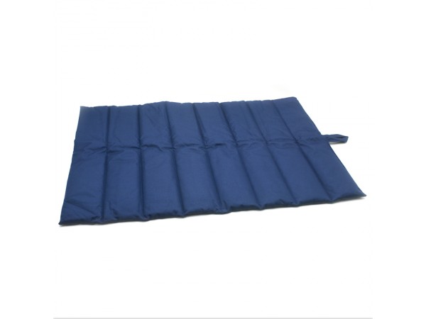 Лежак-матрац для собак  Вояж портативний синій+сірий L 65х100 см