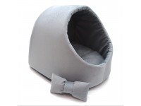 Будка для котів і малих порід собак  Бліц сіра №1 36х37х32 см