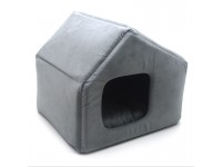 Будиночок для малих собак та котів Бліц сірий №1 40х33х35 см Будиночок для малих собак та котів Бліц сірий №1 40х33х35 см