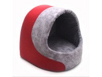 Будка для котів і собак Фокс червона №1 360х320х320 мм Будка для котів і собак Фокс червона №1 360х320х320 мм