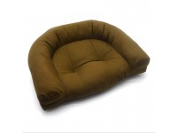 Диван для собак і котів  Екко коричневий №1 52х70х21 см