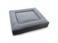 Лежак для собак та котів Геросс прямокутний сірий №1 64х74х14 см Лежак для собак та котів Геросс прямокутний сірий №1 64х74х14 см