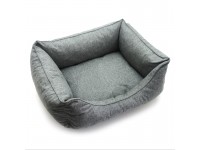 Лежак для собак та котів Марвіл двосторонній сірий №1 40х50х22 см Лежак для собак та котів Марвіл двосторонній сірий №1 40х50х22 см