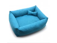 Лежак для собак і котів Патрік прямокутний бірюзовий №1 40x55х19 см Лежак для собак і котів Патрік прямокутний бірюзовий №1 40x55х19 см