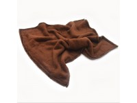 Плед покривало для собак та котів  фліс коричневий №1 50х60 см