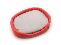 Лежак для котів і собак  Рекс корал №1 320х430х125 мм