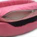 Лежак для котів і собак  Рекс рожевий №1 320х430х125 мм