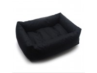 Лежак для собак і котів  Шик чорний №1 40x55х19 см