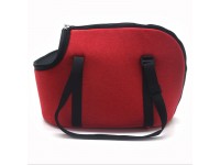 Сумка переноска  Магнус для котів та малих порід собак №1 22х42х31 см червона 