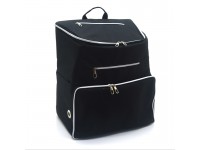 Рюкзак-органайзер  Азарт 22х35х40 см з дорожнім набором для собак чорний 