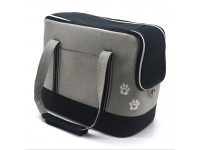 Сумка-переноска для малих собак та котів  Балу сіра №0 23х35х28 см