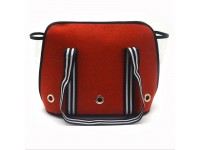 Сумка переноска для малих порід собак та котів Олімп №0 22х32х31 см червона Сумка переноска для малих порід собак та котів Олімп №0 22х32х31 см червона