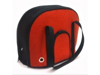 Сумка переноска  Остін для котів та малих порід собак №0 22х34х27 см червона 