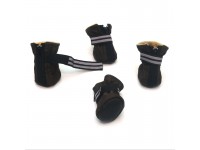 Черевички для собак та котів  Фліс коричневі міні 3х4х7,5 см