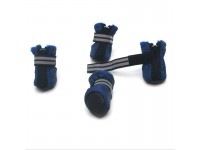 Черевички для собак та котів Хутро сині міні 3х4х7,5 см Черевички для собак та котів Хутро сині міні 3х4х7,5 см