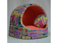 Будка для котів і собак  Орхідея рожева №2 425х375х375 